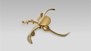 Flor de Cayena bronce